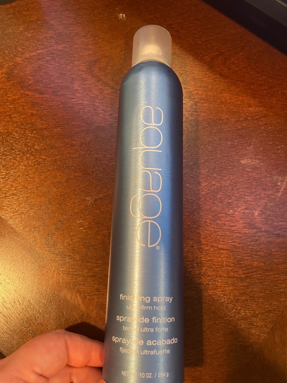 Aqua Metallic Blue Finishing Hairspray